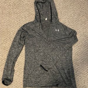 Lightweight Under Armour Hoodie with Hood! Runs like a small/medium I would say